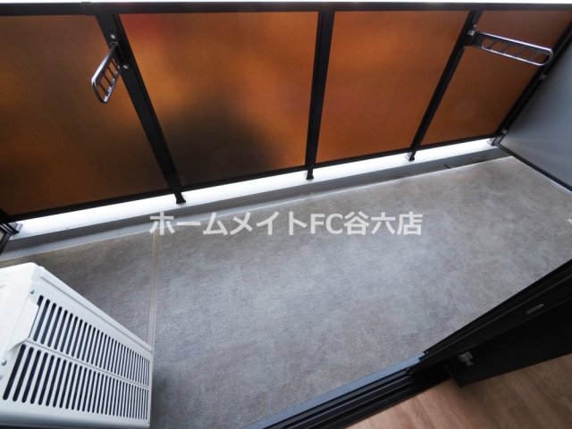 拡大写真:グランセジュール大国町 4階411のバルコニー