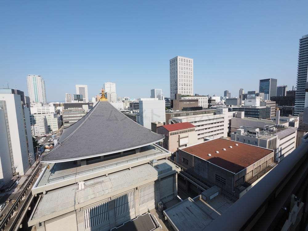 拡大写真:プライムアーバン御堂筋本町 12階1203の展望