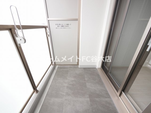 拡大写真:AND TERRACE 文の里 2階208のバルコニー