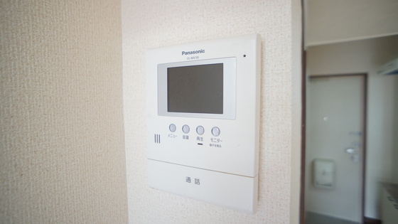 拡大写真:ZERO1 2階202のモニター付きインターホン