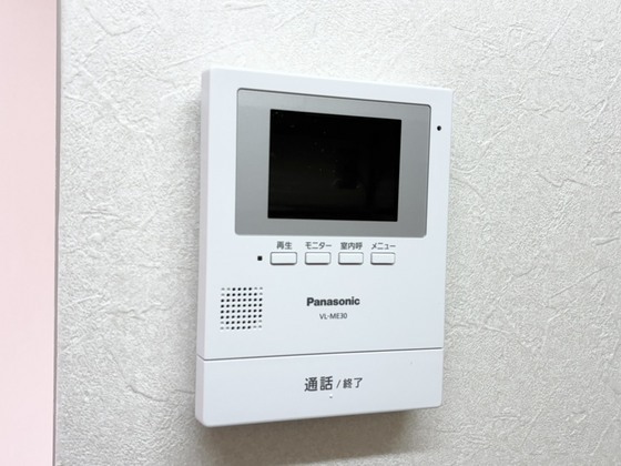 拡大写真:サカエハイツ 3階302のカメラ付きインターホン