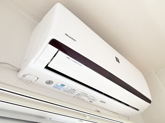 拡大写真:サカエハイツ 3階302のエアコン
