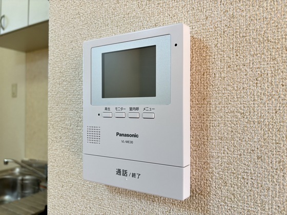 拡大写真:メゾンYOU A 2階203のモニター付きインターホン