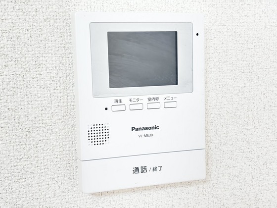 拡大写真:集ハイツ 2階2Gのカメラ付きインターホン
