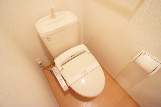 拡大写真:Plaire C 2階201のシャワー付きトイレ
