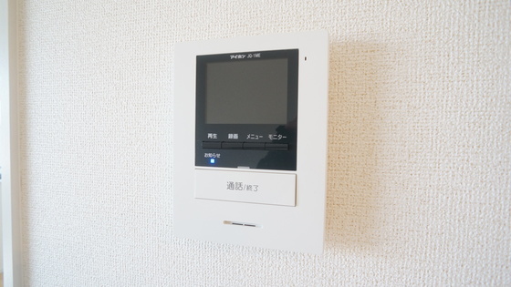 拡大写真:AKプレミール D 2階201のカメラ付きインターホン
