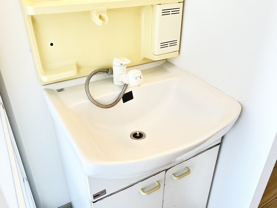 拡大写真:三重津市時田ハウス A 1階101の洗髪洗面化粧台