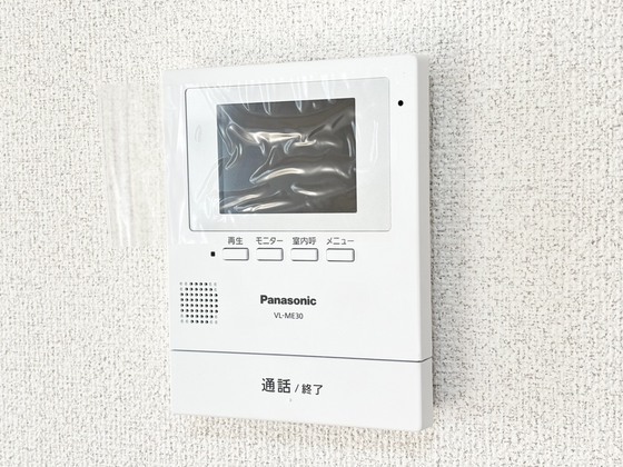 拡大写真:下弁財津興一戸建て 2階1のカメラ付きインターホン