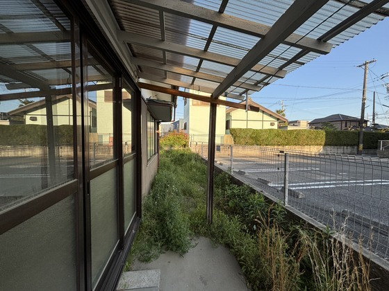 拡大写真:平屋レトロハウス 1階1の専用庭