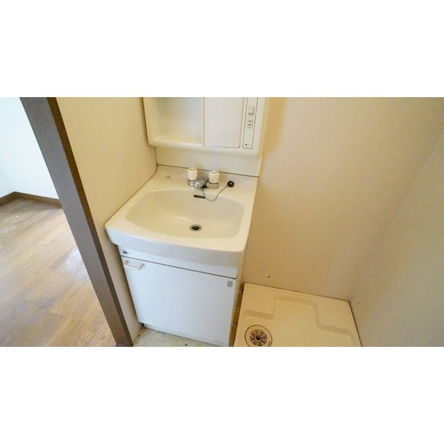 拡大写真:エール白須賀 2階2Cの洗面化粧台