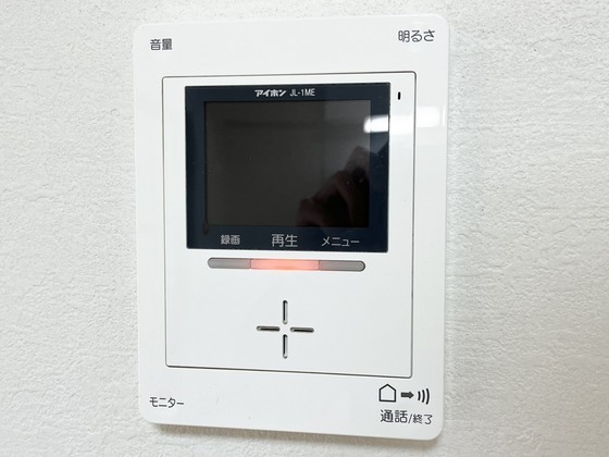 拡大写真:サニーサイド竹野 2階206のカメラ付きインターホン