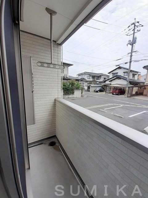 拡大写真:カローレ 2階101のバルコニー