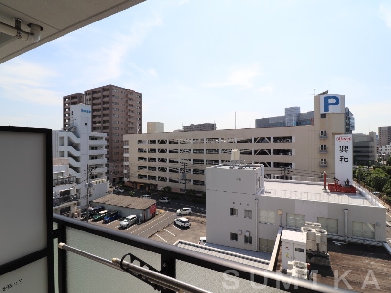 拡大写真：月光　岡山市役所前 7階702の眺望
