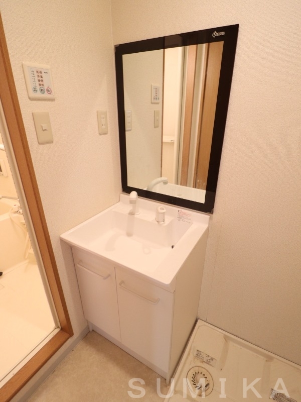 拡大写真:AXiS今 4階401の洗面所