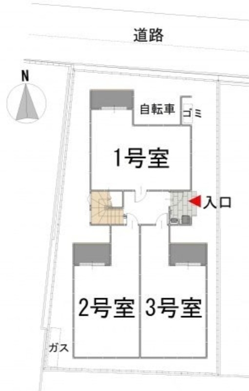 拡大写真：REGALEST 法界院 1階103のその他