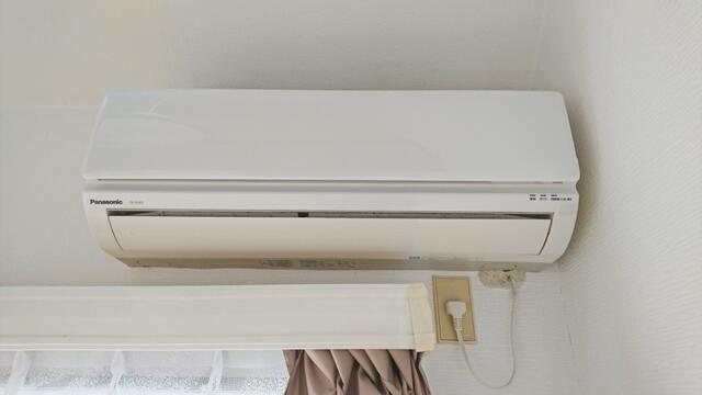 拡大写真：ハイテラス石川台A棟 2階201のエアコン