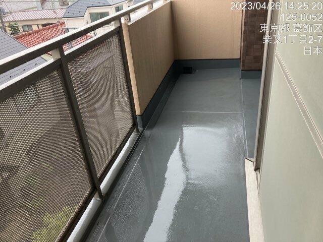 拡大写真:ドエル住吉 4階401のバルコニー