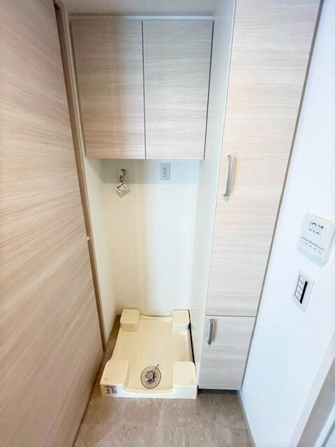 拡大写真:Nstage船堀 3階302の洗濯機置場