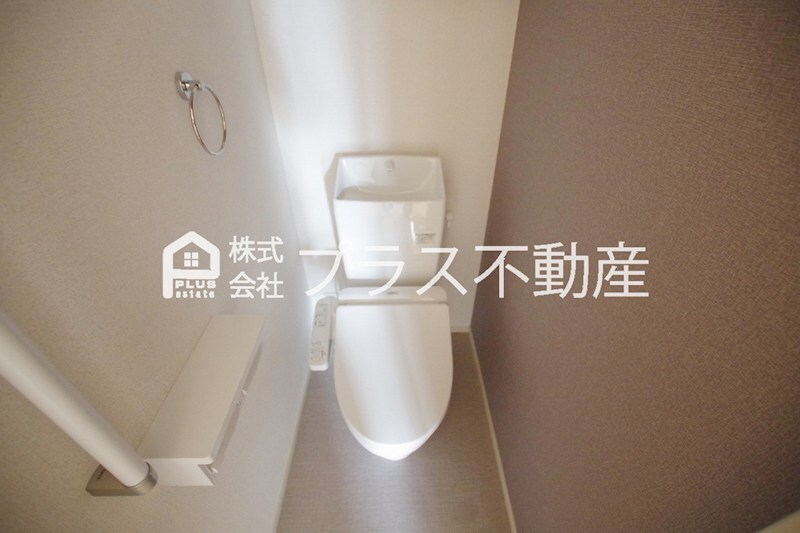 拡大写真:プリムヴェール B 2階201のトイレ