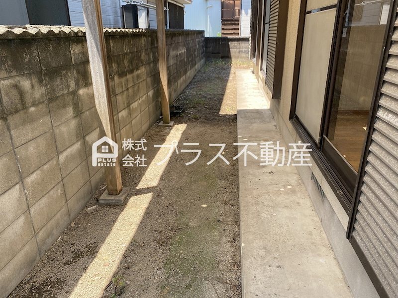 拡大写真:山部戸建 1階K1のバルコニー・ベランダ