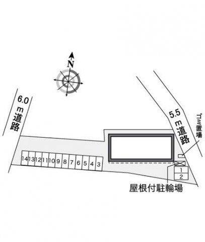 拡大写真:レオパレスウヌマ 2階205の外観