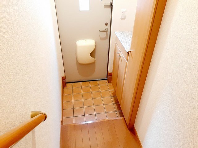 拡大写真:フジⅡ 2階201の落ち着いた玄関です