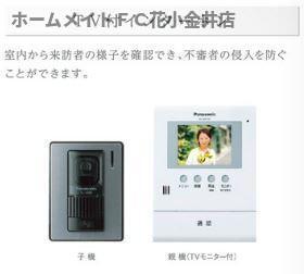 拡大写真:GRANDIR 2階202のカメラ付インターホン(イメージ)
