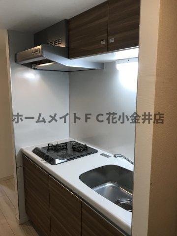 拡大写真:クレヴィスタ練馬武蔵関 2階209のキッチンです