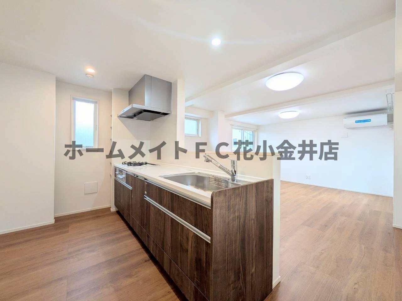 拡大写真:西東京市富士町4丁目 3階101のカウンターシステムキッチン