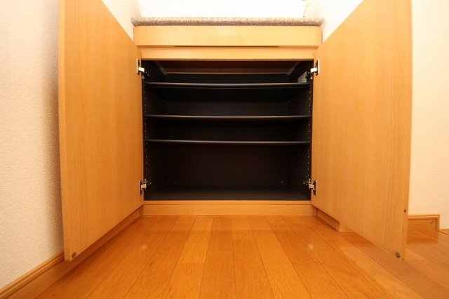 拡大写真:鹿沼市千渡 1階102の玄関収納です