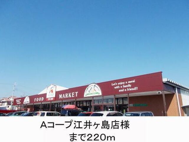 拡大写真:コスモグレイスC 1階103のAコープ様まで220m