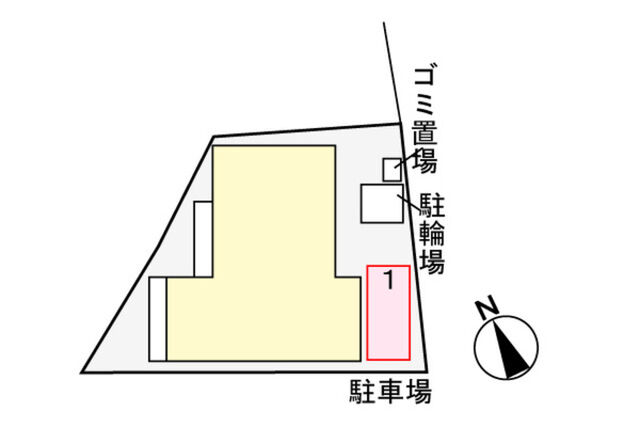 拡大写真:ガーデン ダイキ 1階102の外観