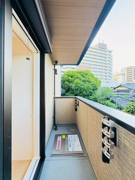 拡大写真:秀豊5号館 2階201のバルコニー