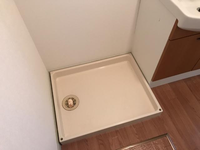 拡大写真:フリーダム新白河 1階105の洗濯機置場