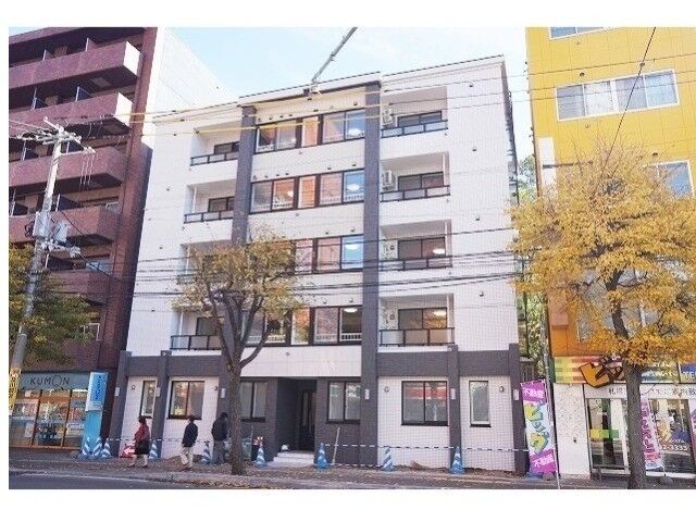 拡大写真:エポック中の島2条館 5階501の建物外観