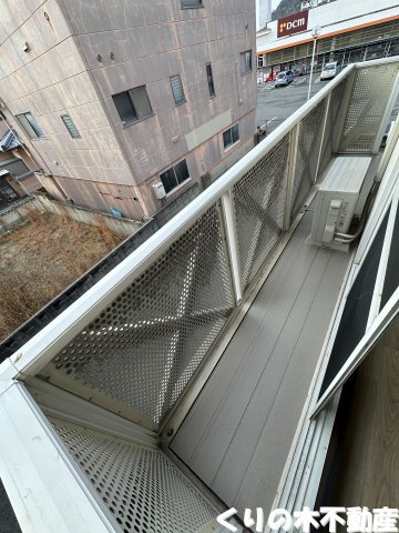 拡大写真:コーポラスやました Ⅰ棟 1階103の陽当たり良好なバルコニーです