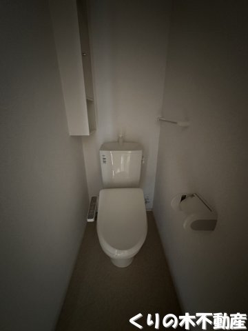 拡大写真：サンモールＭ　Ａ 2階202のトイレもきれいです