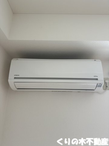 拡大写真:コーポ拝志 2階202のエアコン付きです