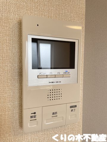 拡大写真:D-room南鳥生 3階303のモニター付きインターホン完備