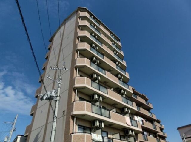 拡大写真：サンエスパシオ美園 4階401の外観