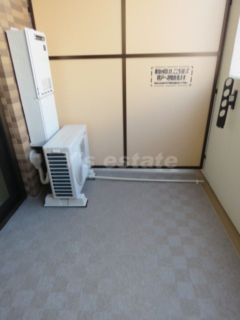 拡大写真：Luxe今里Ⅱ 10階1003のバルコニー