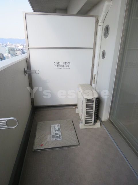 拡大写真:CASSIA高井田NorthCourt 1階102のバルコニー