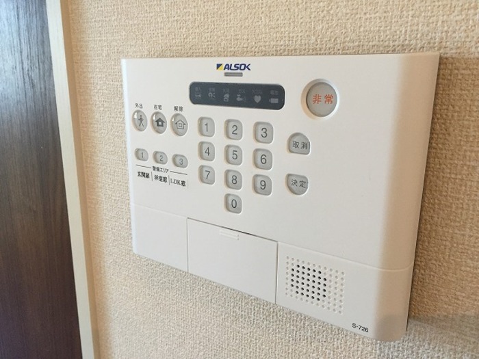 拡大写真:ボナールコート 2階201のセキュリティ