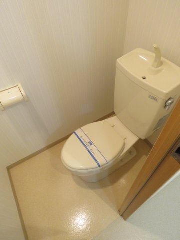 拡大写真:アーク島之内 2階207のシンプルで使いやすいトイレです