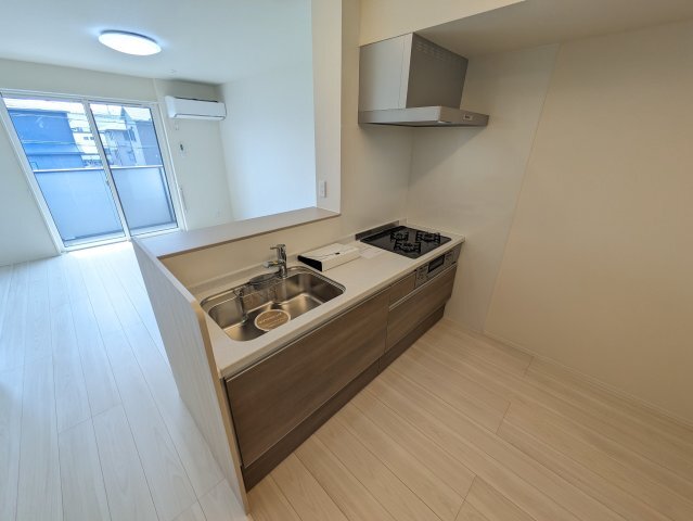 拡大写真:D-ROOM茜部中島 B棟 2階202のキッチン