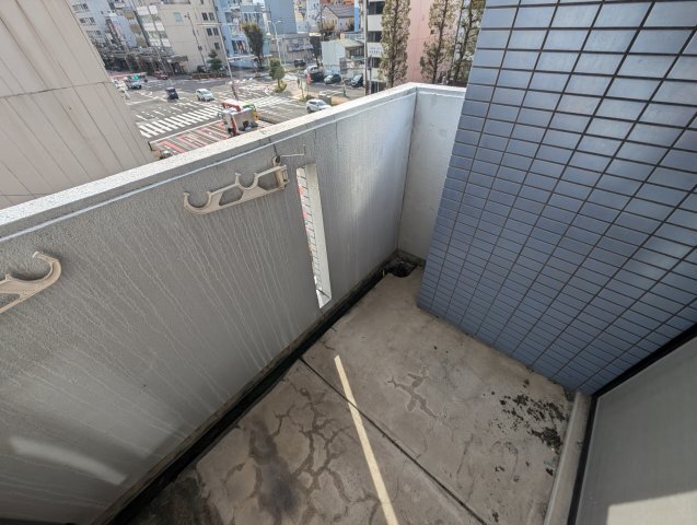 拡大写真:クレールたつた 4階406のバルコニー