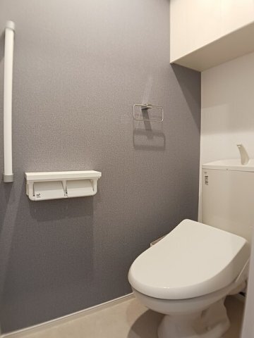 拡大写真:ロイヤル長伏 3階306の落ち着いたトイレです