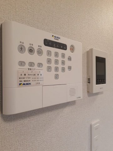 拡大写真:コスモパーク 1階102のセキュリティ