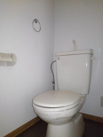 拡大写真:エレガンローズ 2階202の清潔感のあるトイレです