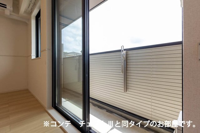 拡大写真:中筋1丁目アパート 1階104のバルコニーからの眺めを楽しみながら食事をしませんか